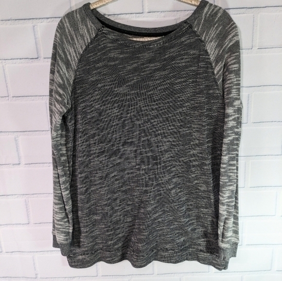 Champion Gray Marled Terry Pullover Sweatshirt - Picture 1 of 4